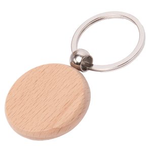 Брелок TIMBER CIRCLE; d = 4 см; дерево